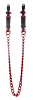 Красные зажимы для сосков Shots Media BV Vice Nipple Clamps OU087RED