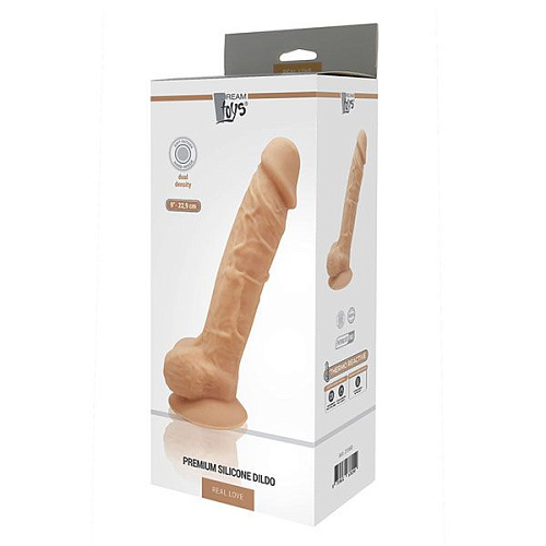Телесный реалистичный фаллоимитатор Dream Toys DILDO 9INCH FLESH 21560 (22,9 см)