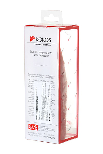 Насадка фаллического вида с венками в телесном цвете KOKOS Extreme Sleeve 005 S-size ES.005-S (12,7 см)