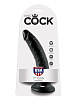 Чёрный фаллоимитатор с присоской Pipedream 7 Cock PD5502-23 (17,8 см)