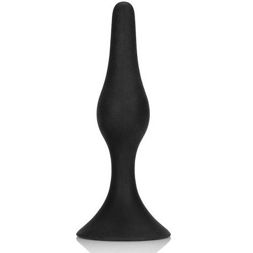 Чёрная анальная пробка для новичков California Exotic Novelties Booty Call Booty Starter SE-0393-05-2 (7 см)