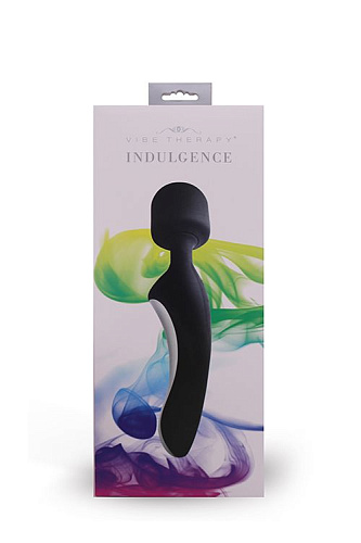 Чёрный жезловый вибратор Vibe Therapy INDULGENCE 51066