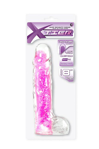 Розовый гелевый фаллоимитатор NMC EXCELLENT POWER X TIER DUO DENSITY 111764