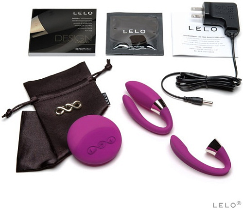 Лиловый вибратор для пар Lelo Tiani 2 Design Edition Deep Rose