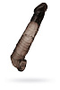 Чёрная насадка на пенис ToyFa 748034 (22,5 см)