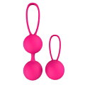 Набор розовых вагинальных шариков Dream Toys PLEASURE BALLS EGGS DUO BALL SET 21369
