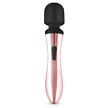 Чёрно-розовый вибромассажёр EDC Wholesale Nouveau Curve Massager RG009 (21 см)