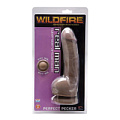 Коричневый фаллоимитатор на присоске Topco Sales Wildfire Real Man CyberSkin Perfect Pecker Dark 1101256 (20 см)
