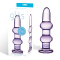 Фиолетовый анальный стимулятор Glas Purple Popper GLAS-50 (13 см)