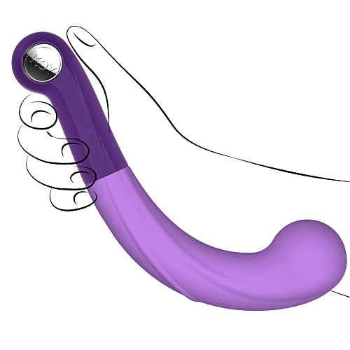 Фиолетовый вибратор G-точки Jopen COMET II JO-8071-10-3