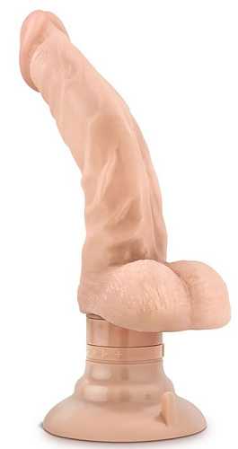 Телесный мультискоростной реалистичный вибратор Blush Novelties The Boss Man BL-16893 (26,7 см)