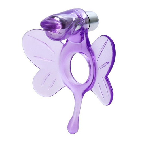 Фиолетовый вибростимулятор на пенис или вибратор Evolved EN-AN-1494-2