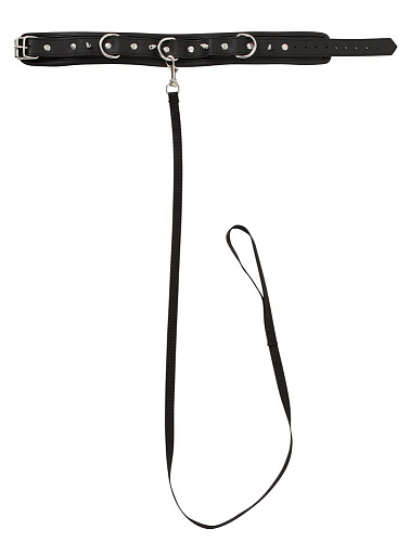 Чёрный ошейник с поводком Orion Bad Kitty 2492512 1001