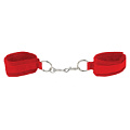 Красные наручи Shots Media BV Velcro Cuffs Red OU051RED