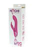 Розовый вибратор со стимулятором клитора Tonga NAGHI №19 RECHARGEABLE DUO VIBRATOR 530019