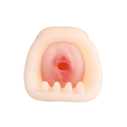 Мастурбатор телесного цвета с шипиками в основании Baile Rose BM-009161-1002