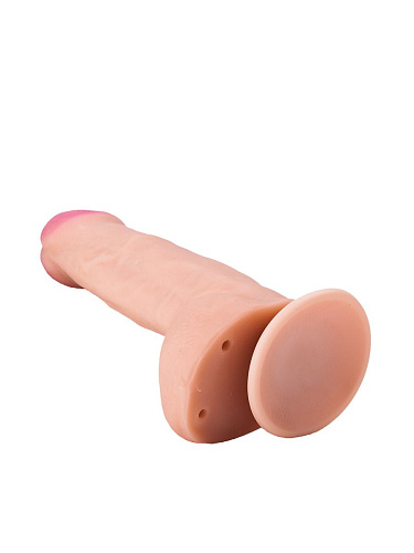 Дилдо-реалистик телесного цвета на присоске LOVETOY (А-Полимер) 811200 (17 см)