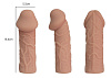 Насадка фаллического вида с венками в телесном цвете KOKOS Extreme Sleeve 005 L-size ES.005-L (16,4 см)
