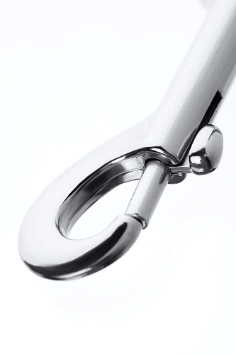 Серебристая соединительная цепочка с двумя карабинами ToyFa 712054