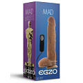 Реалистичный вибратор на присоске телесного цвета EGZO Mad Oscar DVR005 (24 см)