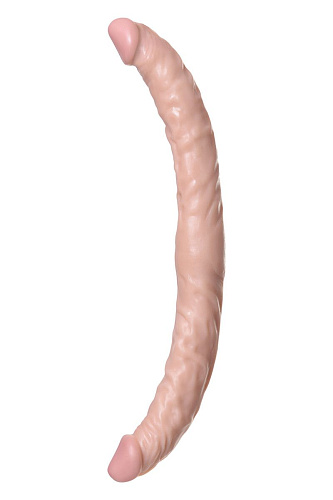 Двусторонний телесный фаллоимитатор ToyFa Realstick Nude 582011 (34 см)