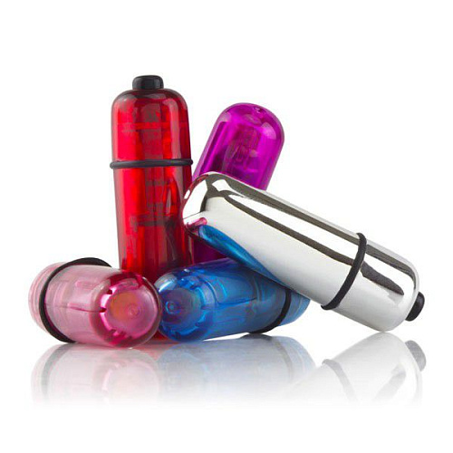 Синяя вибропуля Screaming O Bullets BUL-101BU