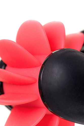 Чёрно-красное эрекционное виброкольцо Erotist 548003