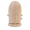 Удлиняющая насадка телесногоо цвета с усиками ToyFa 748012 (6 см)