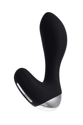 Чёрный вибромассажёр простаты с пультом ДУ Nalone Pro-P VS-VR50-1