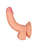 Чуть изогнутый фаллоимитатор телесного цвета с присоской ToyFa 582008 (13 см)