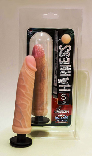 Телесная насадка на пояс Harness с коннектором LOVETOY (А-Полимер) 864202 (16,5 см)