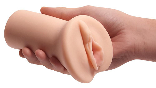 Телесный мастурбатор-вагина с шишечками внутри тоннеля Pornhub Super Bumps Pussy Stroker 94861