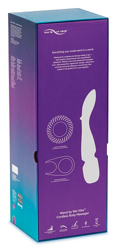 Фиолетовый вибратор-жезл We-vibe Wand SNWDSG4