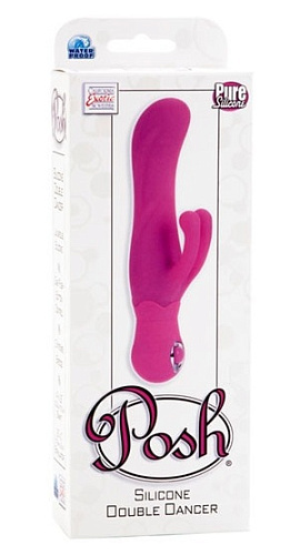 Розовый вибромассажёр California Exotic Novelties Posh Double Dancer SE-0726-35-3