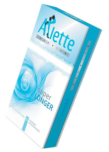Презервативы с продлевающим эффектом Arlette Premium Super Longer 819 (6 шт)