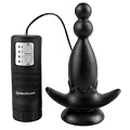 Чёрный анальный вибростимулятор с широким основанием Pipedream Vibrating Anal Anchor PD4614-23 (14 см)