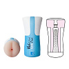 Бело-голубой мастурбатор-анус Topco Sales Vulcan Love Skin Masturbator Ripe Anus 1600110