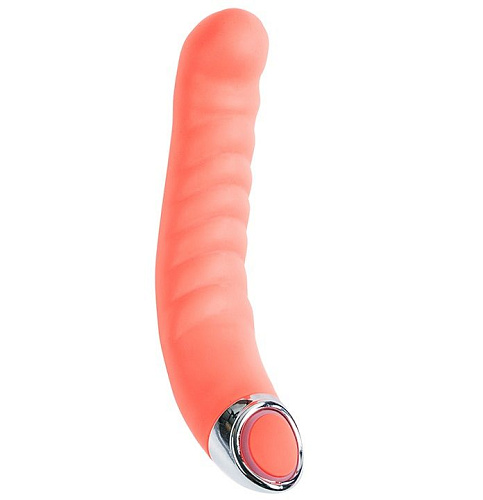 Оранжевый G-вибратор из силикона Dream Toys PURRFECT SILICONE G-SPOT VIBRATOR 20960 (16,5 см)