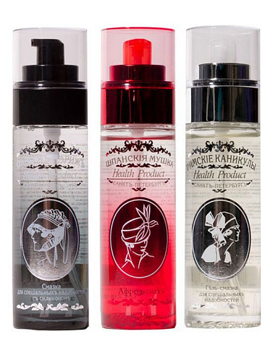 Набор из 3 смазок Eroticon VINTAGE «Римские каникулы», «Окно в Париж», «Шпанская Мушка» 34036