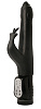 Чёрный вибратор с клиторальным стимулятором Ree Kelsi 350008 (18,5 см)