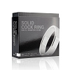 Серебристое эрекционное кольцо EDC Wholesale Sinner Metal Cockring Size S SIN111