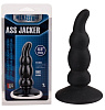 Чёрный анальный стимулятор Dream Toys ASS JACKER 20688 (12 см)
