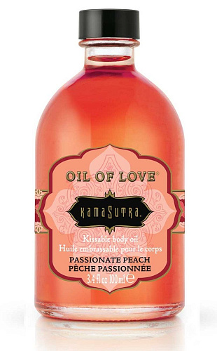 Масло для тела с ароматом персика Kama Sutra Oil Of Love Passionate Peach E26903 (100 мл)