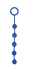 Синяя анальная цепочка с кольцом-ограничителем Bior toys ST-40180-2 (23 см)