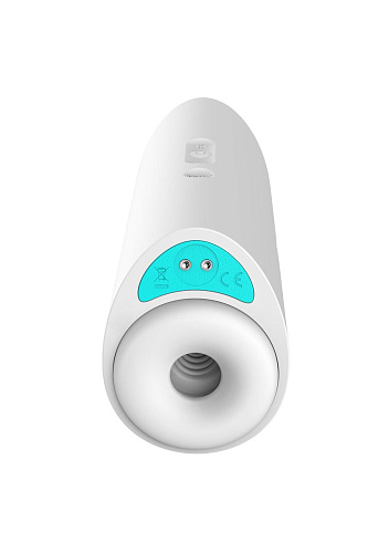 Белый мастурбато с вибрацией Sense Max STW