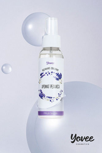 Спрей для тела и волос с ароматом лаванды ToyFa «Аромат релакса» 722294