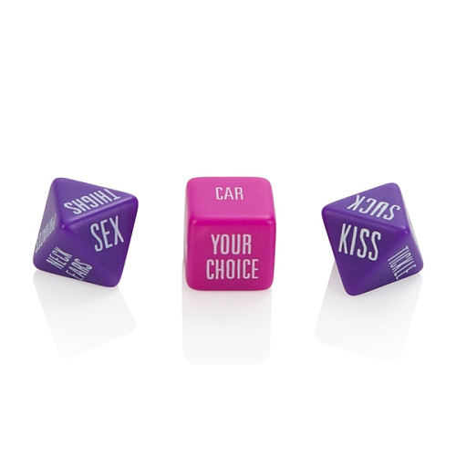 Набор из 3 кубиков California Exotic Novelties SPICY DICE SE-2440-00-2