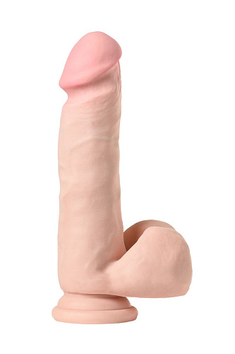 Перезаряжаемый телесный вибратор с пультом ДУ ToyFa 987001 (21 см)