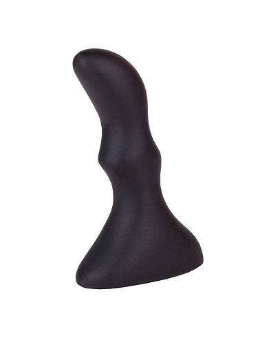 Чёрный плаг изогнутой формы LOVETOY (А-Полимер) 426200 (10 см)