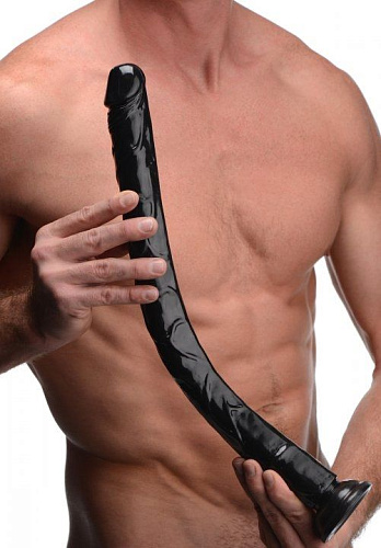 Чёрный анальный фаллоимитатор XR Brands Hosed Realistic Anal Dildo AG336 (50,8 см)